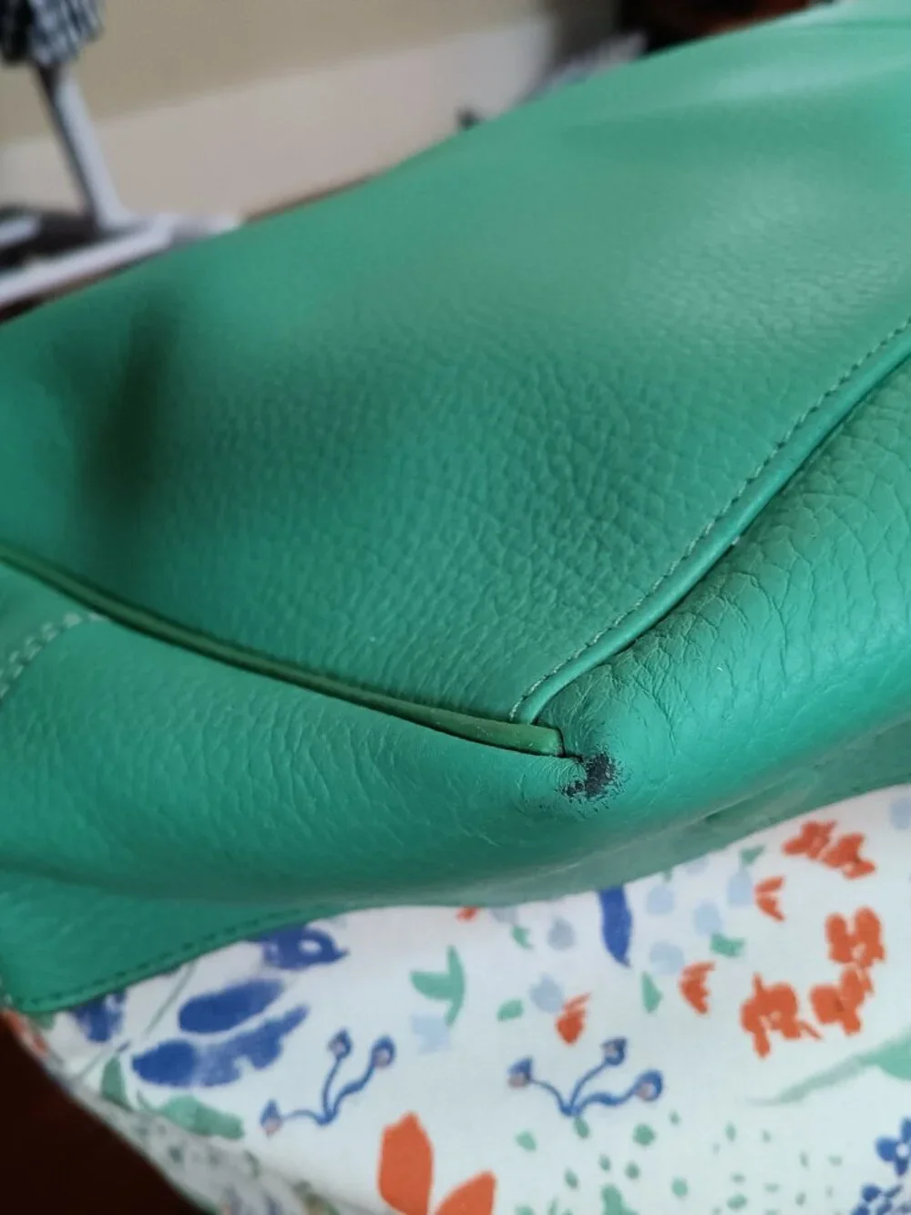 Neely & Chloe Travel Duffel & Garment Bag Set Spring Green & Flowers